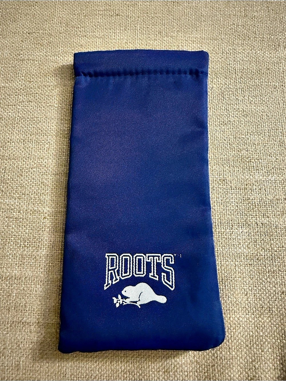 Roots Blue Soft Eyeglasses / Sunglasses Case